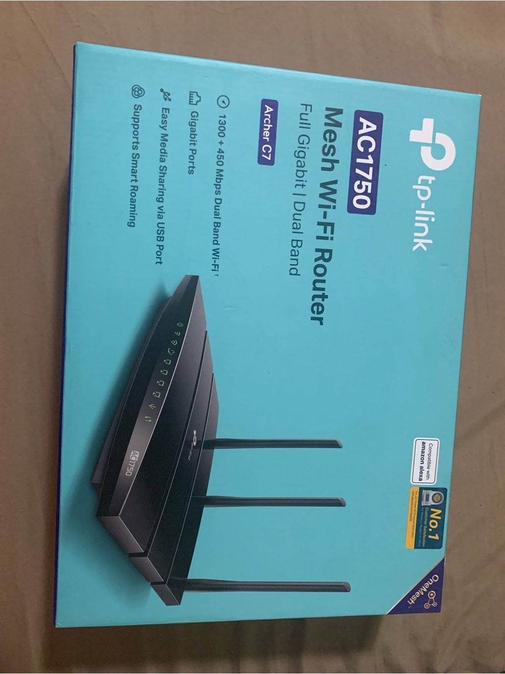 TP-Link AC1750 Archer C7 Dual-Band Router - Black
